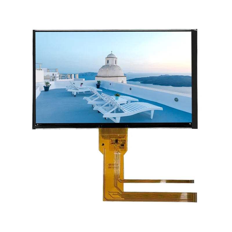 7,0-palčni običajno črn modul IPS s tankim vgrajenim zaslonom na dotik 7,0-palčni običajno črn modul IPS s tankim vgrajenim zaslonom na dotik